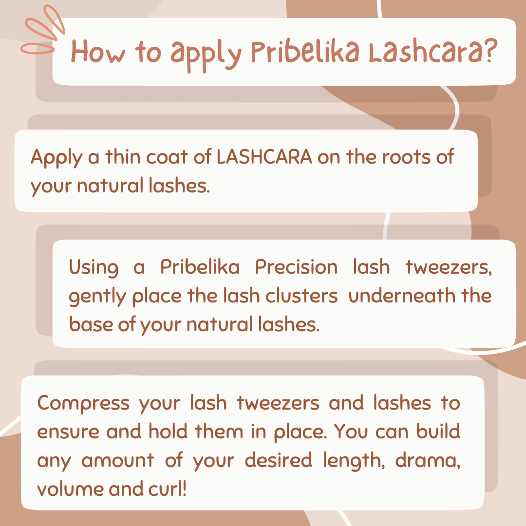 Pribelika Lashcara, Sealer & Remover (Adhesive Lashes Mascara)