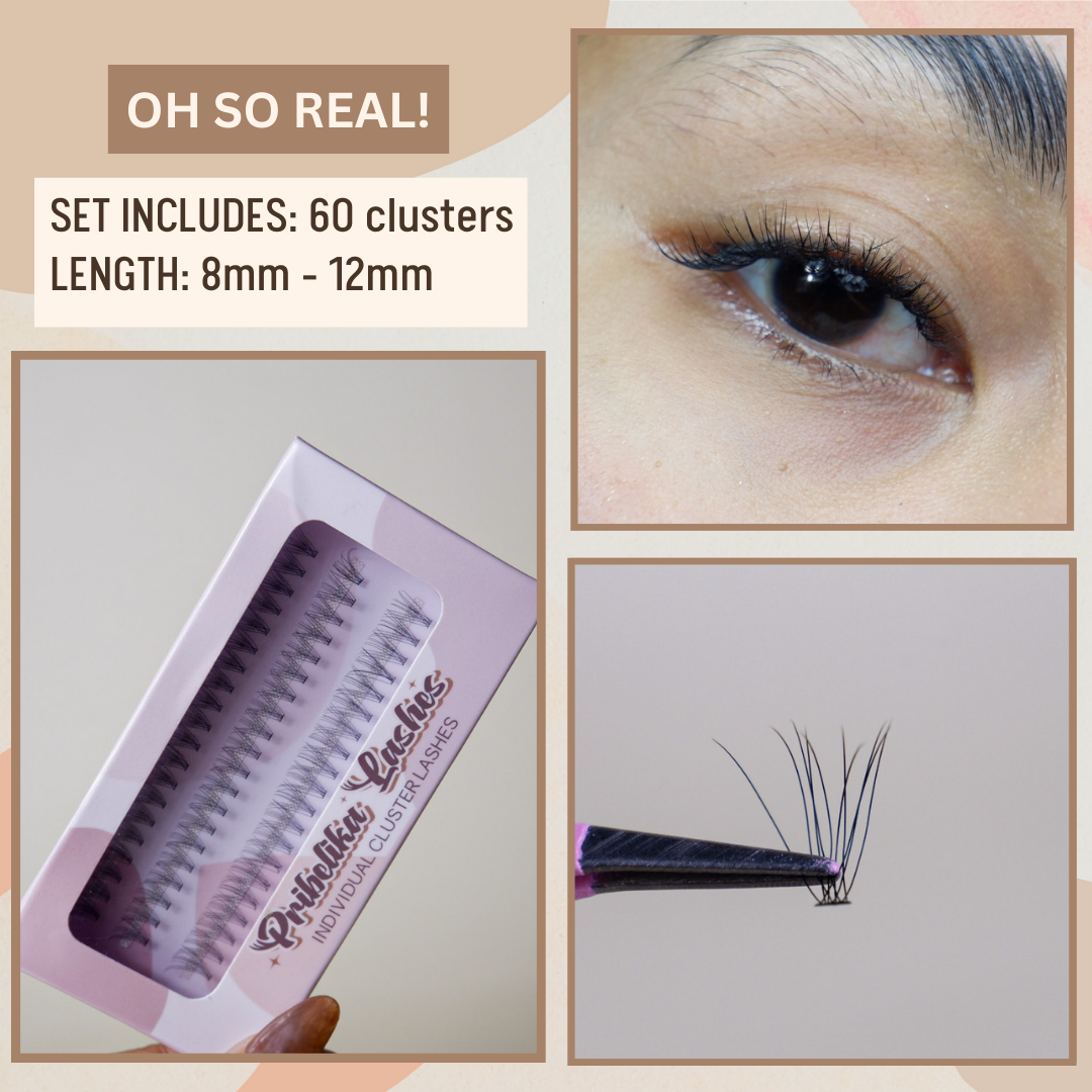 Pribelika Individual Cluster Lashes Version 2.0