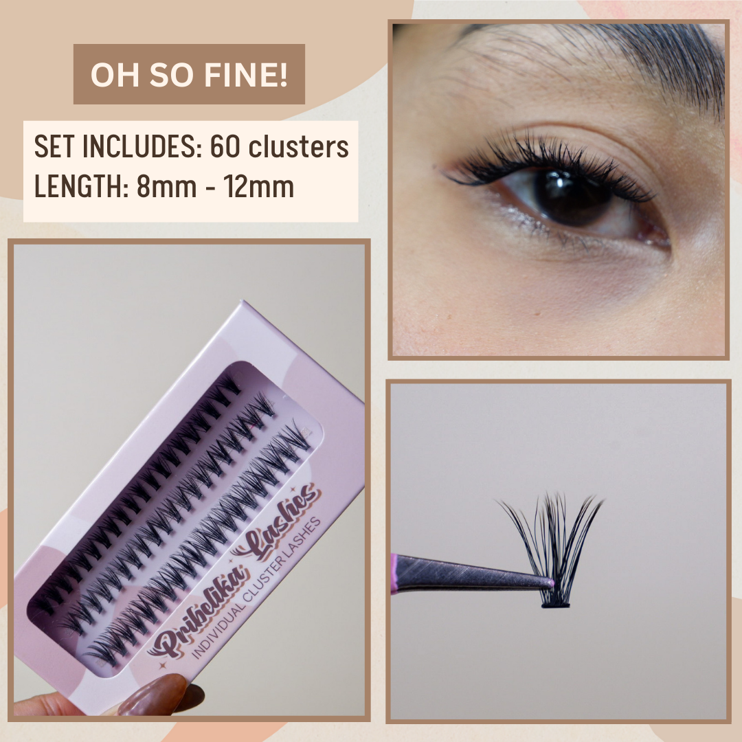 Pribelika Individual Cluster Lashes Version 2.0