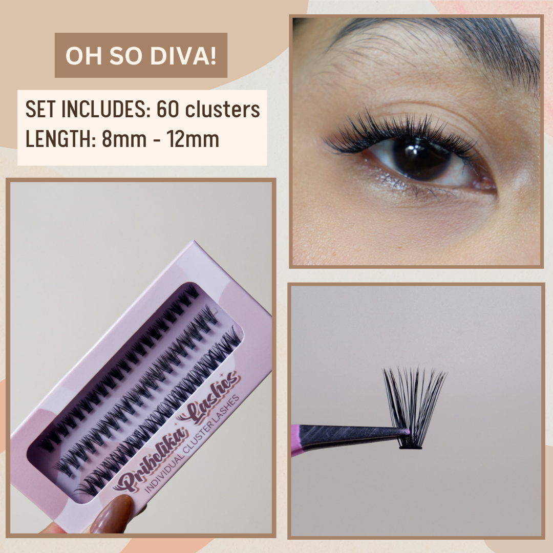 Pribelika Individual Cluster Lashes Version 2.0