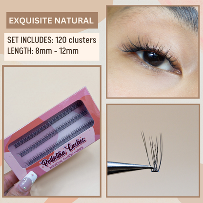 Pribelika "EXQUISITE" Individual Cluster Lashes
