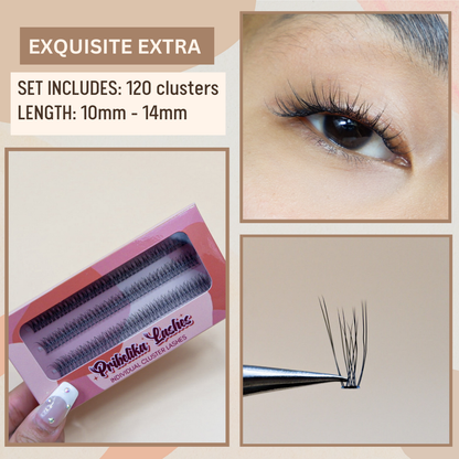 Pribelika "EXQUISITE" Individual Cluster Lashes